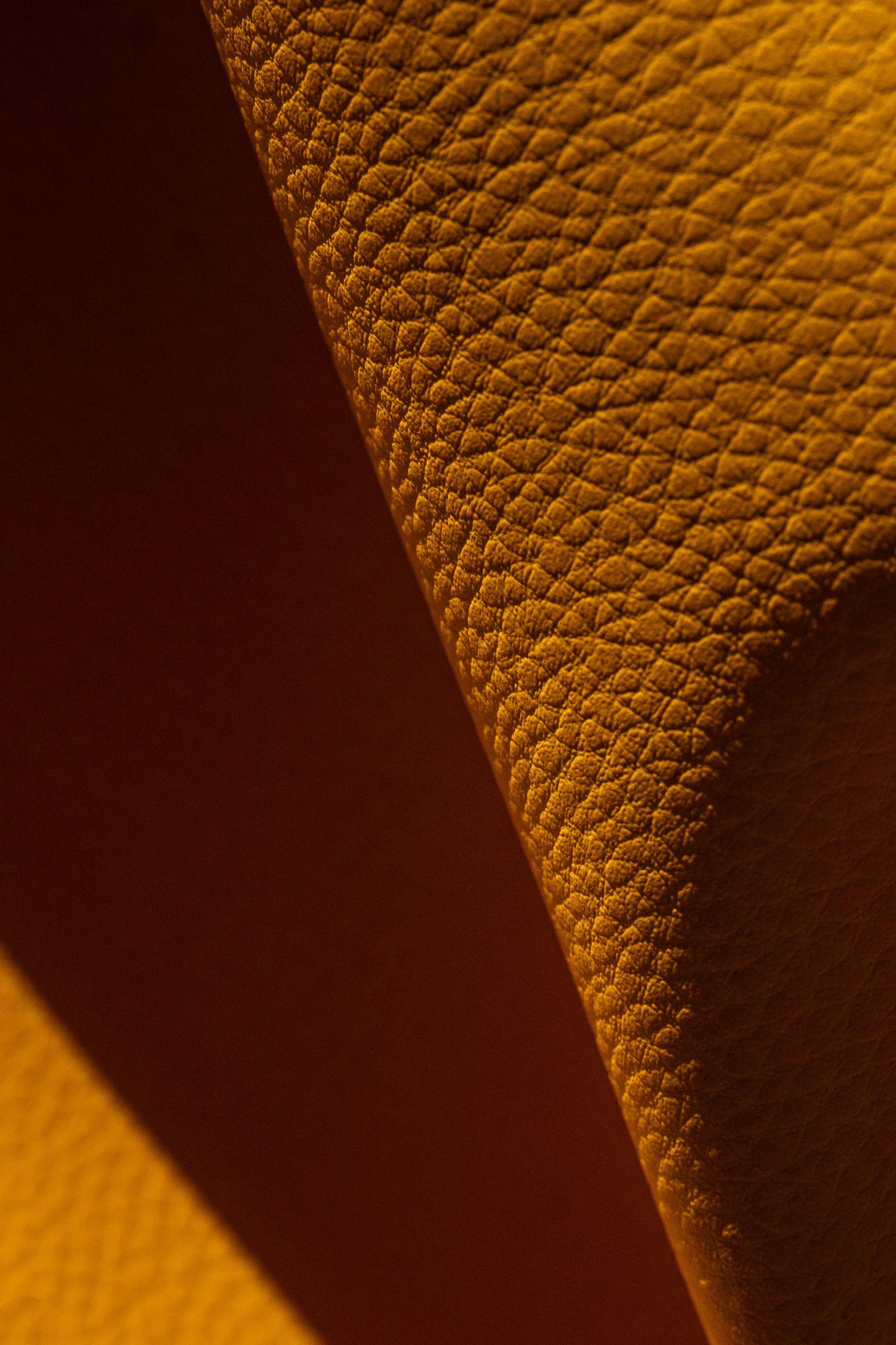 Light brown vegan leather closeup with texture